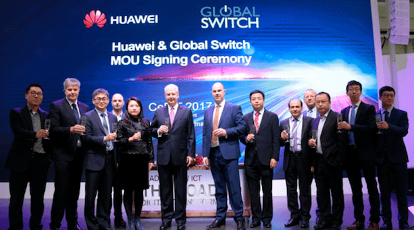 Huawei heeft een deal gesloten met Global Switch (bron: Huawei)